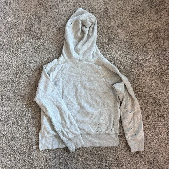SPIRITUAL GANGSTER Distressed Hoodie XS - Picture 3 of 5